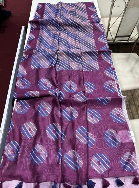 Akshara linen digital print lowest price sarees online